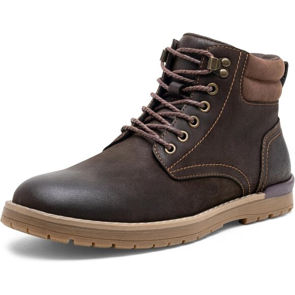 👑Men's Chukka Hiking Boots Dark Brown Waterproof Casual Lace Up Comfort Shoes